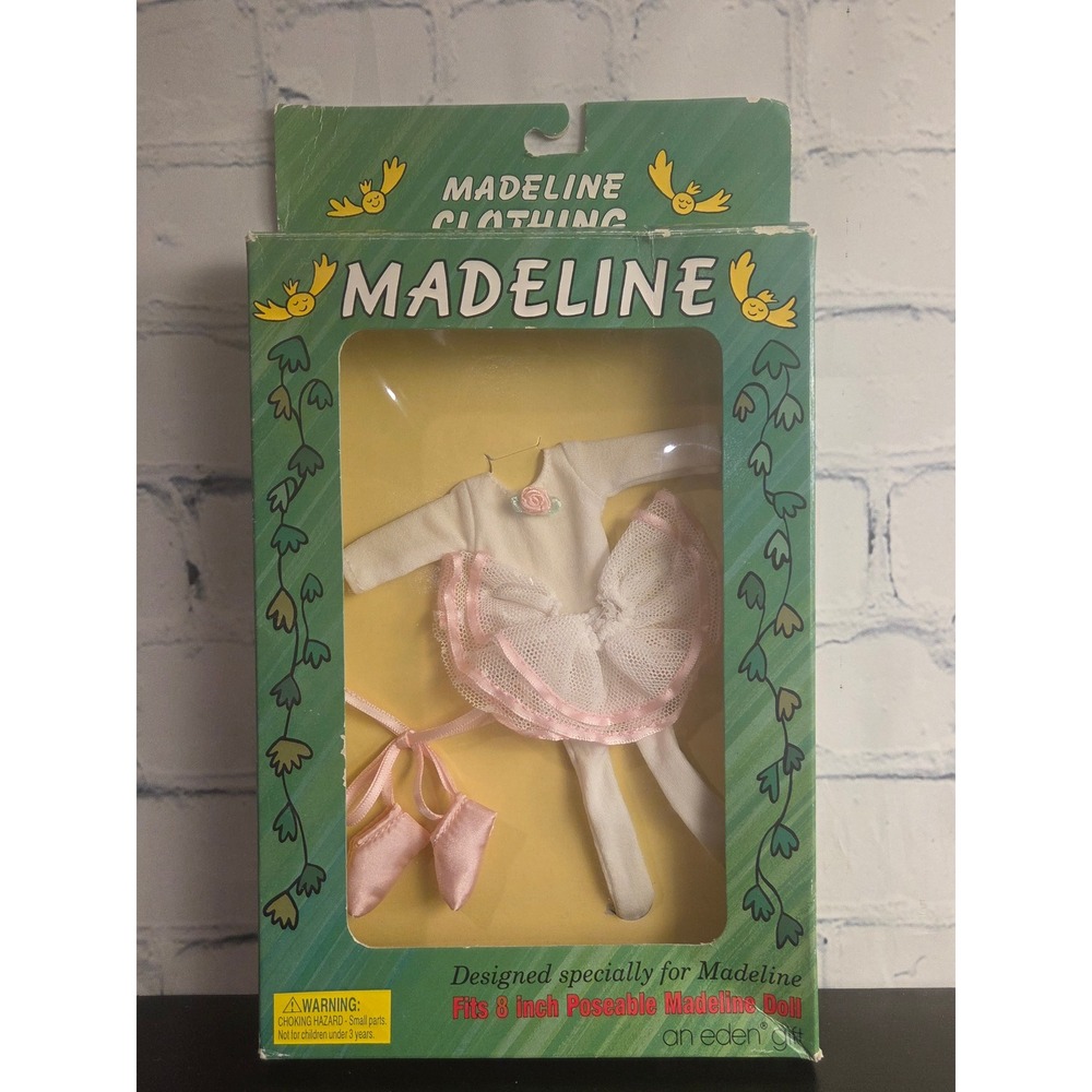 Vintage 1996 Eden Madeline Ballet Class Outfit for 8 Inch Poseable Doll 33374